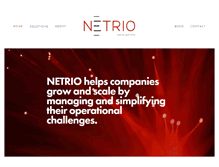 Tablet Screenshot of netrio.com